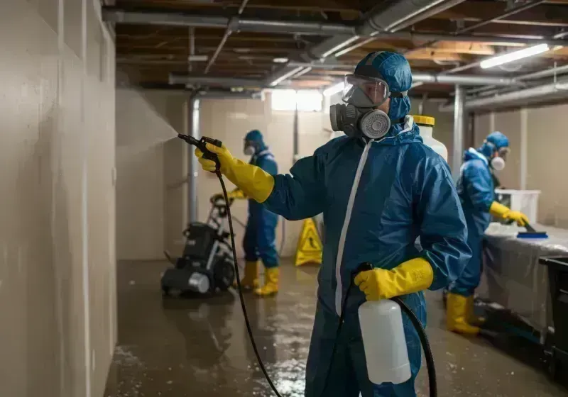 Basement Sanitization and Antimicrobial Treatment process in Springfield, MO